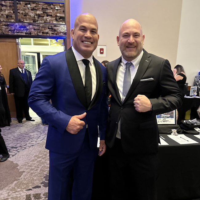 Blue Lines Bears - Taylor and Tito Ortiz