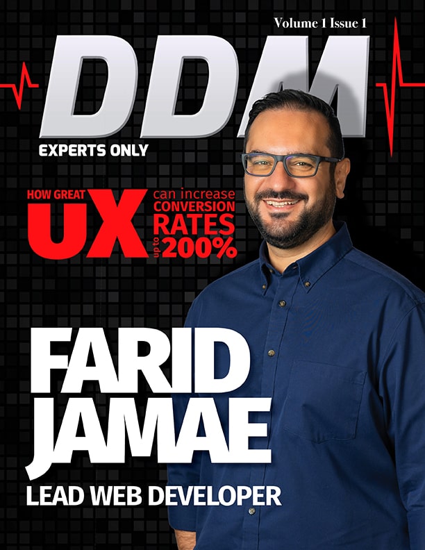 Farid Jamae. Lead Web Developer